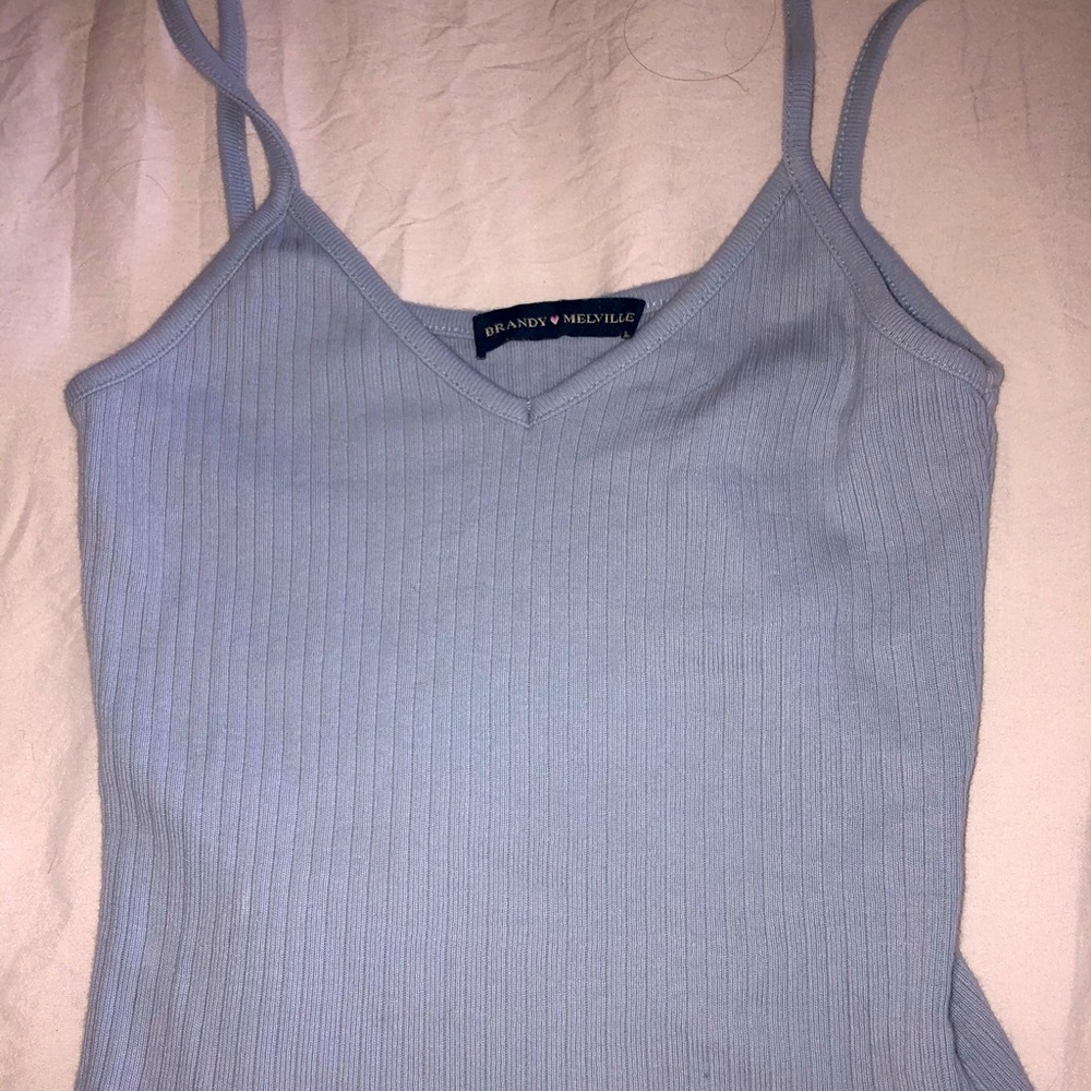 BRANDY LIGHT BLUE TANK TOP